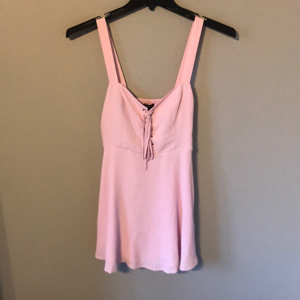 FOREVER 21 lace up summer dress